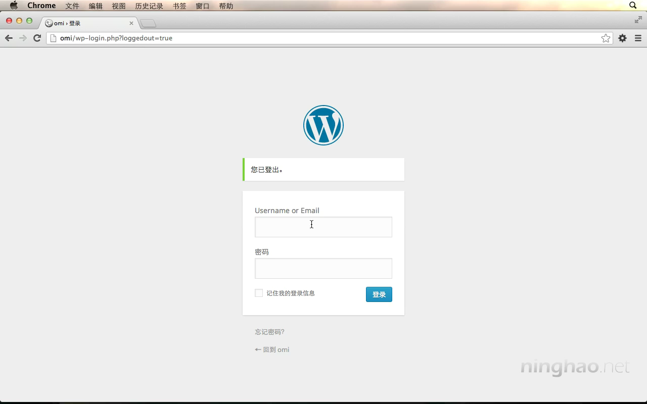 《 WordPress 一分钟 》 -  让用户可以使用 E-Mail 登录